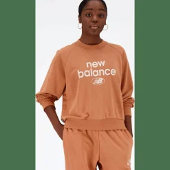 NB Essentials Graphic Crew Fleece Damen Kapuzensweater