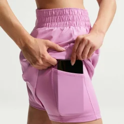 One Dri-Fit High-Waisted 3" 2-in-1 Damen Shorts