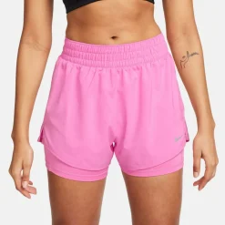 One Dri-Fit High-Waisted 3" 2-in-1 Damen Shorts