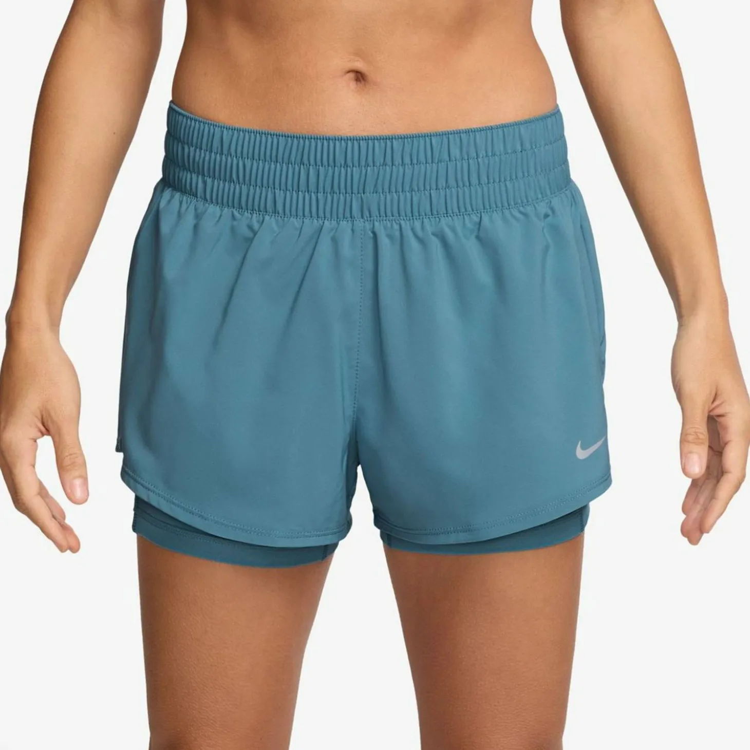 One Dri-Fit Mid-Rise 3" 2-in-1 Damen Shorts