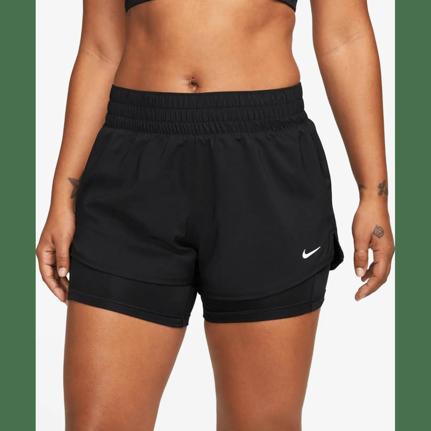 One Dri-Fit Mid-Rise 3" 2-in-1 Damen Shorts