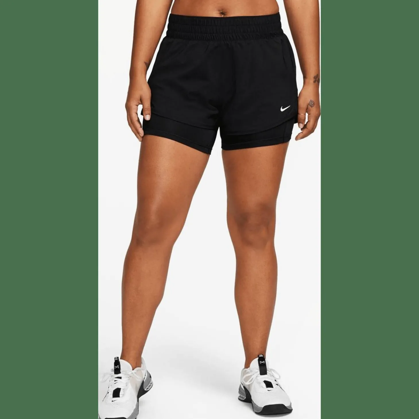 One Dri-Fit Mid-Rise 3" 2-in-1 Damen Shorts