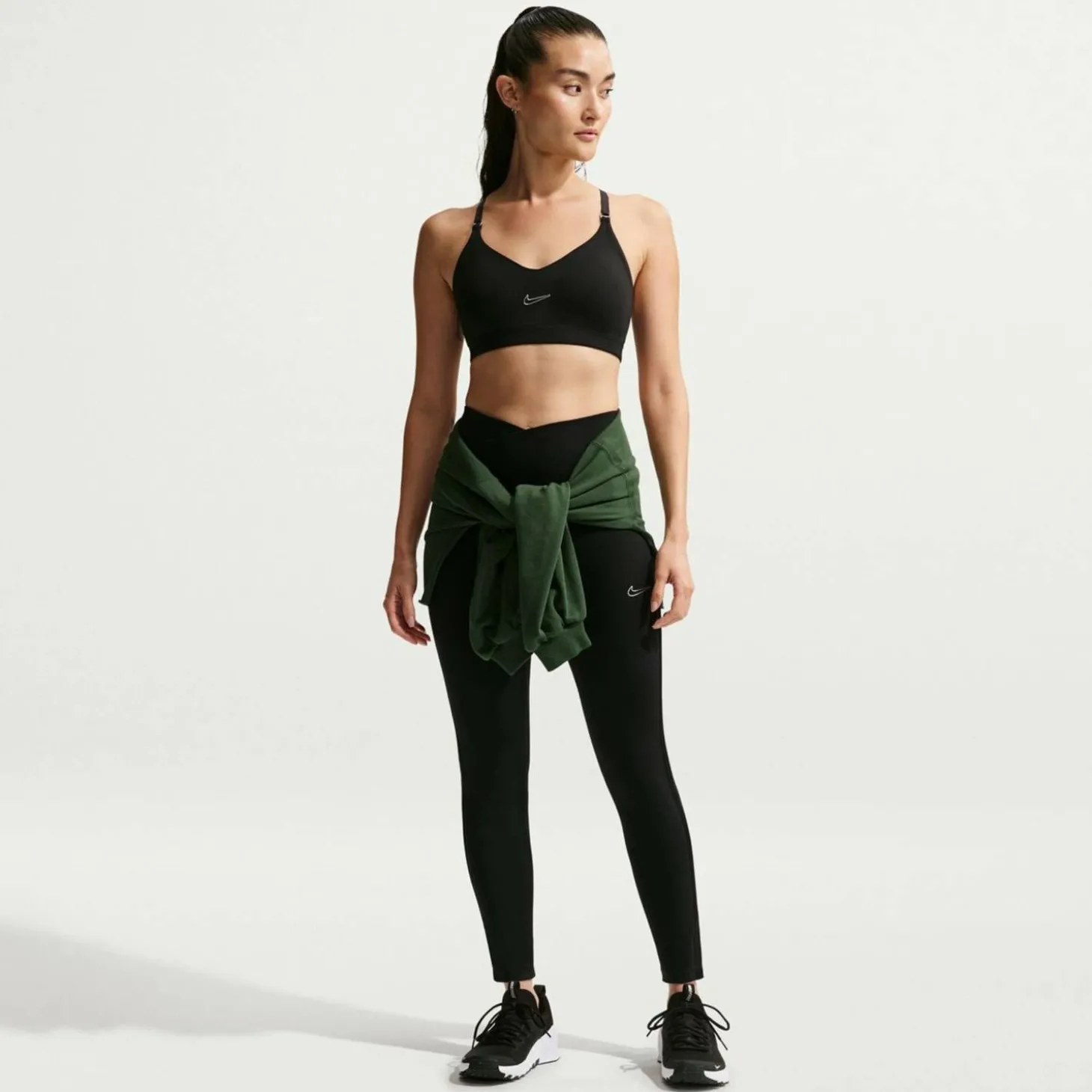 One High-Waisted Full-Length Seamless Damen Tights