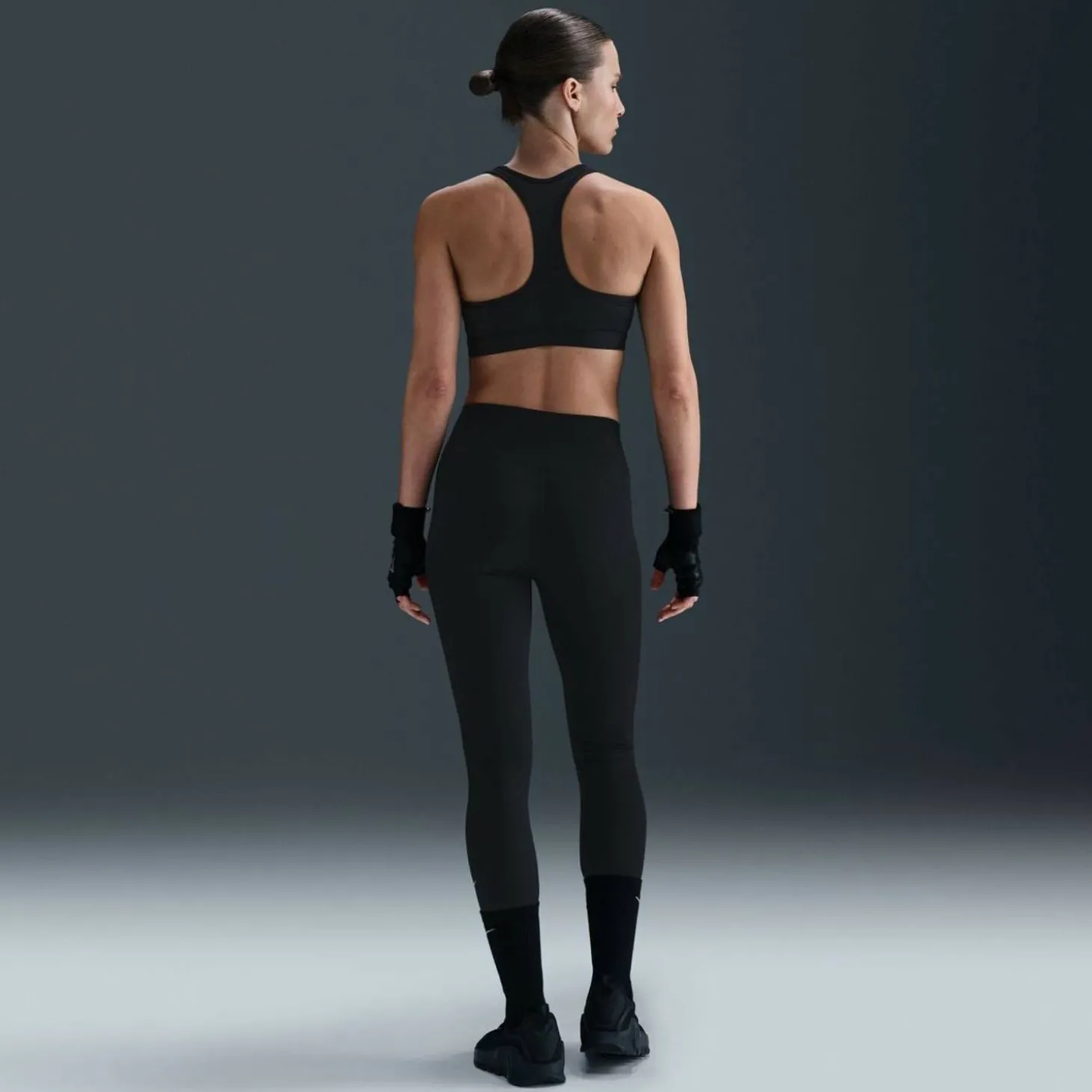 One High-Waisted Full-Length Damen Tights