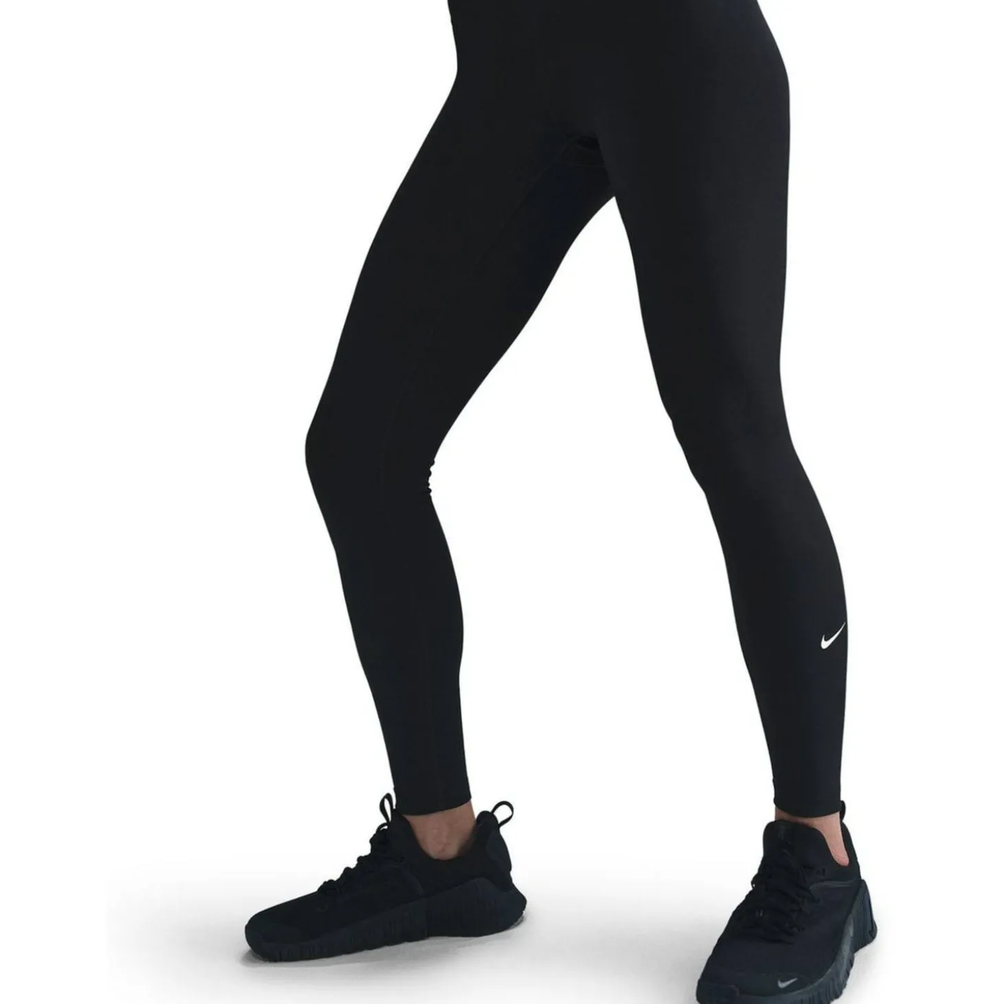 One High-Waisted Full-Length Damen Tights