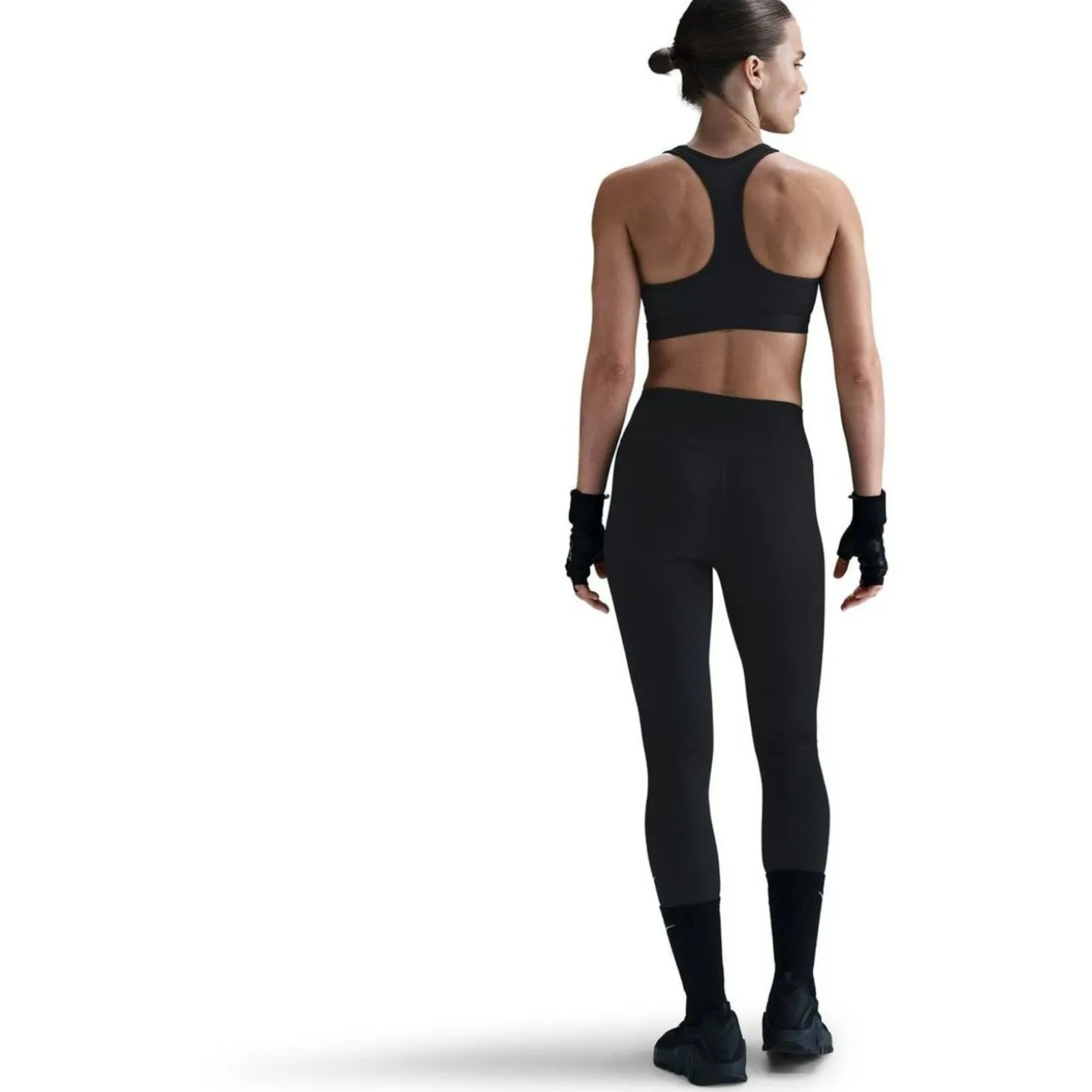 One High-Waisted Full-Length Damen Tights