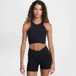 One Twist Light-Support Lightly-Lined High-Neck Damen T-Shirt