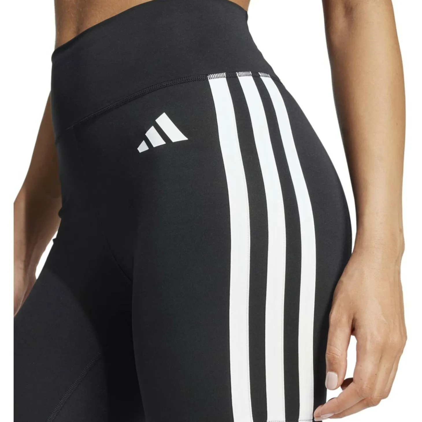 Optime Essentials 3-Streifen kurze Damen Tights