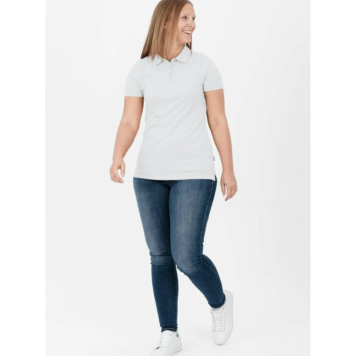 Organic Stretch Damen Poloshirt