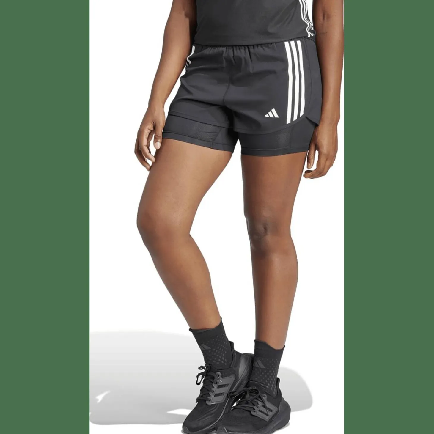 Own the Run 3-Streifen 2-in-1 Damen Shorts