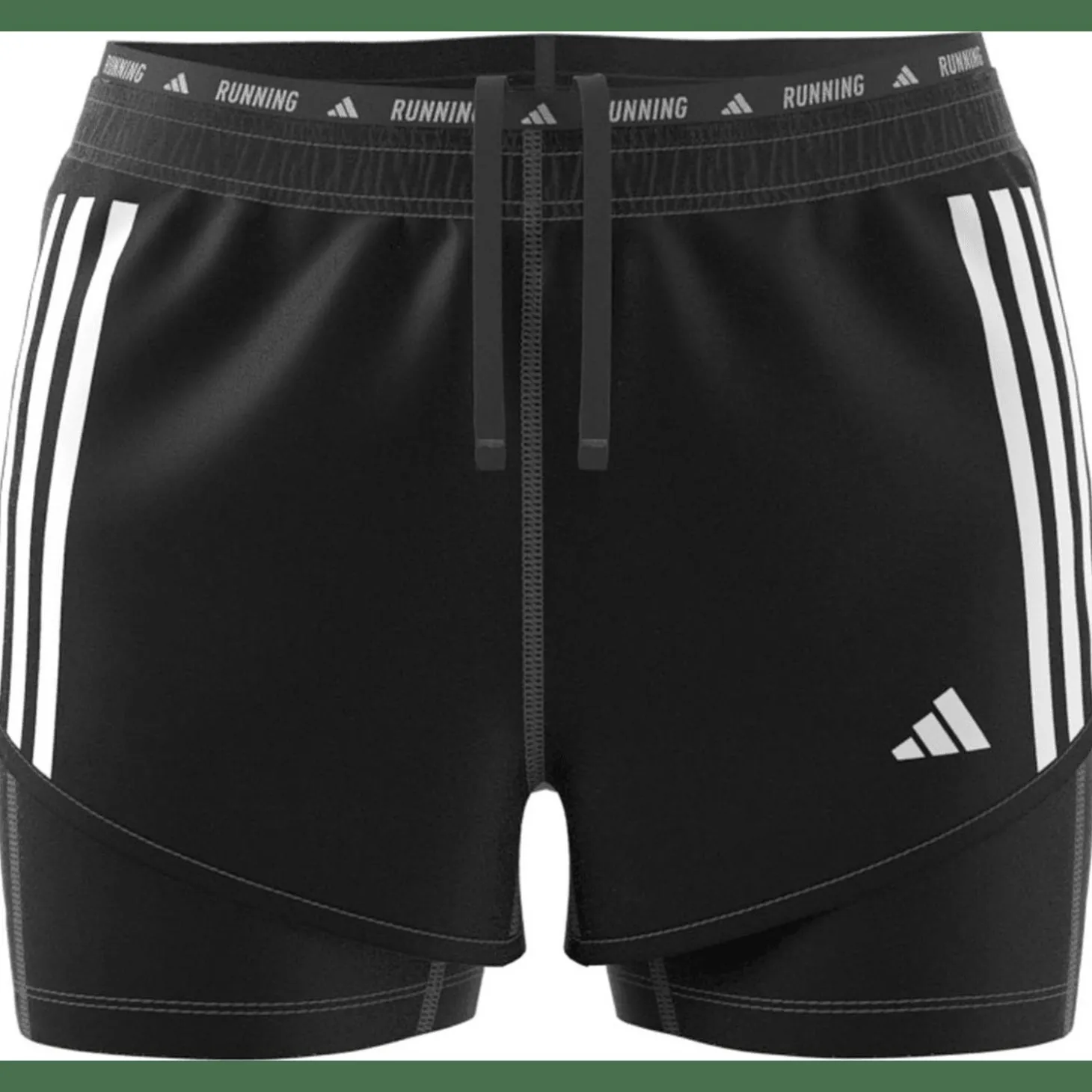 Own the Run 3-Streifen 2-in-1 Damen Shorts