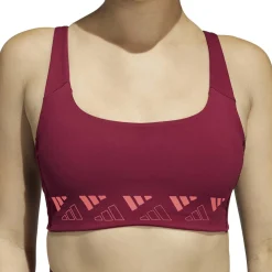 Powerimpact Training Medium-Support Logo Sport-BH Damen Sport-BH