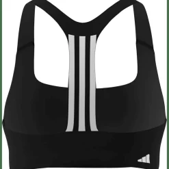 Powerimpact Training Medium-Support 3-Streifen Sport-BH Damen Sport-BH