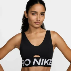 Pro Indy Plunge Medium-Support Padded Damen T-Shirt