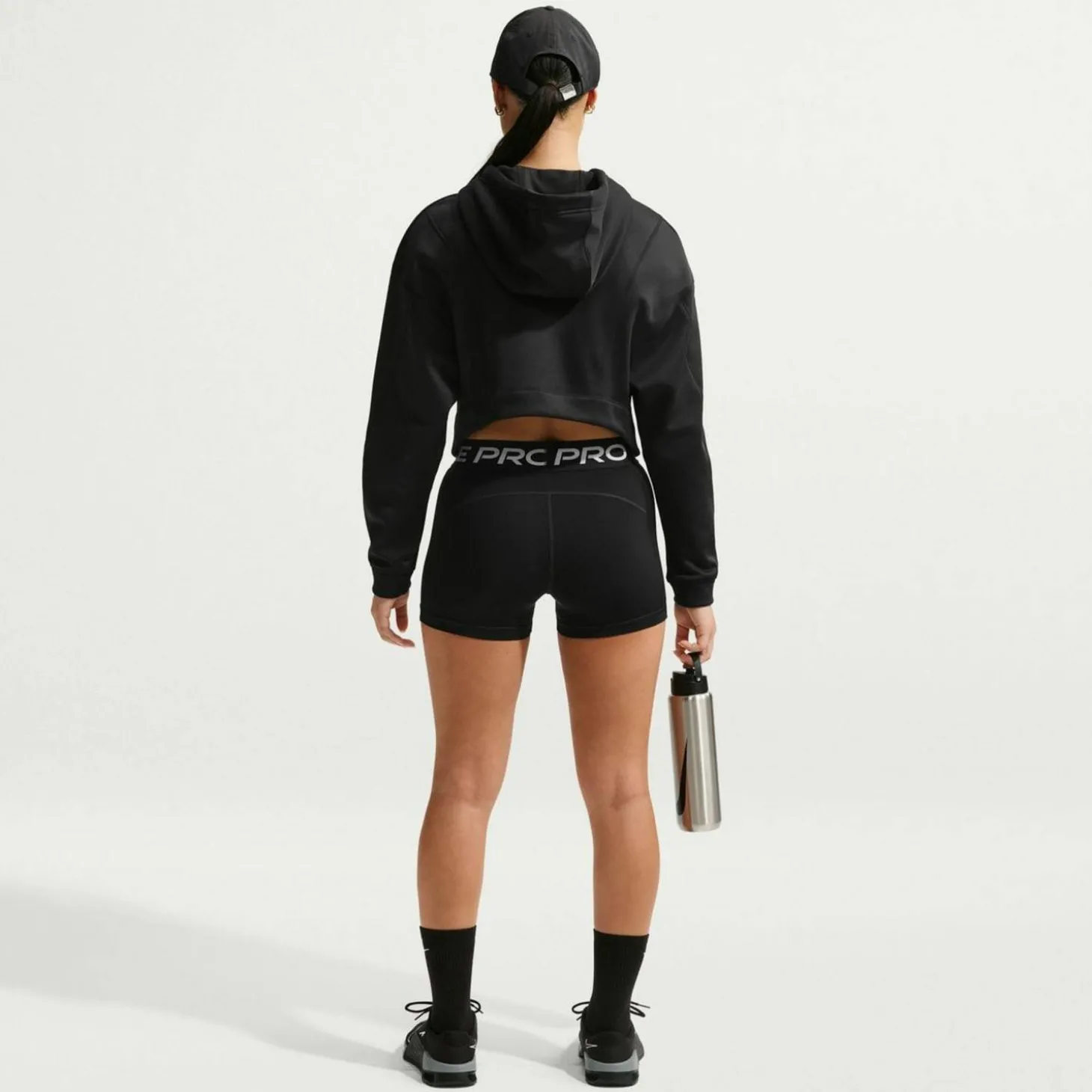 Pro Mid-Rise 3" Biker Damen Tights