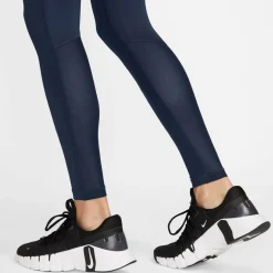 Pro Mid-Rise Mesh-Paneled Damen Tights