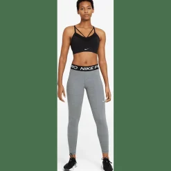 Pro Mid-Rise Mesh-Paneled Damen Tights