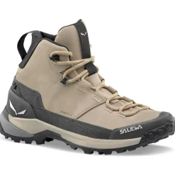 Puez Leather Mid Powertex weit Damen Trekking-Halbschuhe