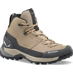 Puez Leather Mid Powertex weit Damen Trekking-Halbschuhe