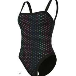 Rainbow Monogram Damen Badeanzug