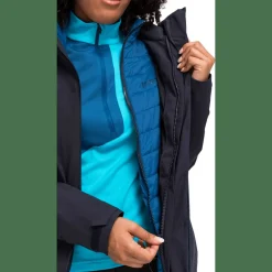 Ribut Long Damen Doppeljacke
