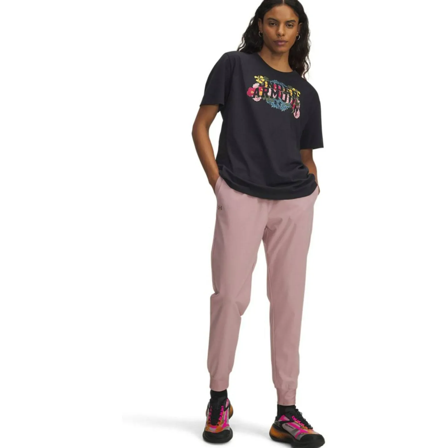 Rival Hi Rise Woven Damen Trainingshose