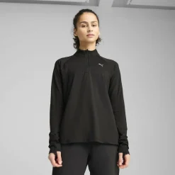 RUN Velocity Cloudspun 1/4 ZIP Damen Sweatshirt