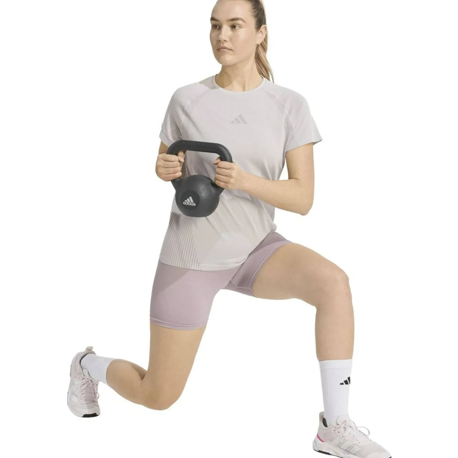 Seamless Knitted Damen T-Shirt
