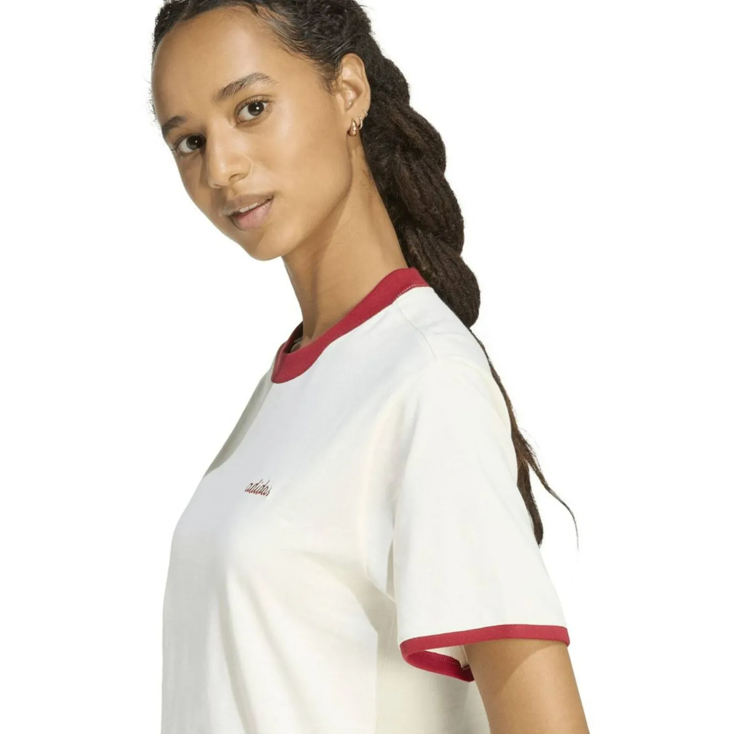 Seasonal Essentials Colorpop with Embroidered Graphic Damen T-Shirt