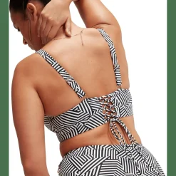 Shaping Printed Triangle Damen Bikini-Oberteil