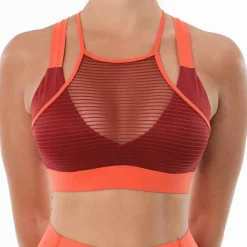 Sheer Stripe Bra Damen Bustier