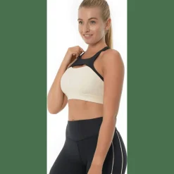 Shimmer High Neck Bra Damen Bustier