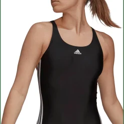 SH3.RO Classic 3-Streifen Badeanzug Damen Badeanzug