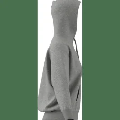 Signature Graphic Embroidery French Terry Loose Damen Kapuzensweater