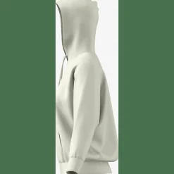 Signature Graphic Embroidery French Terry Loose Damen Kapuzensweater