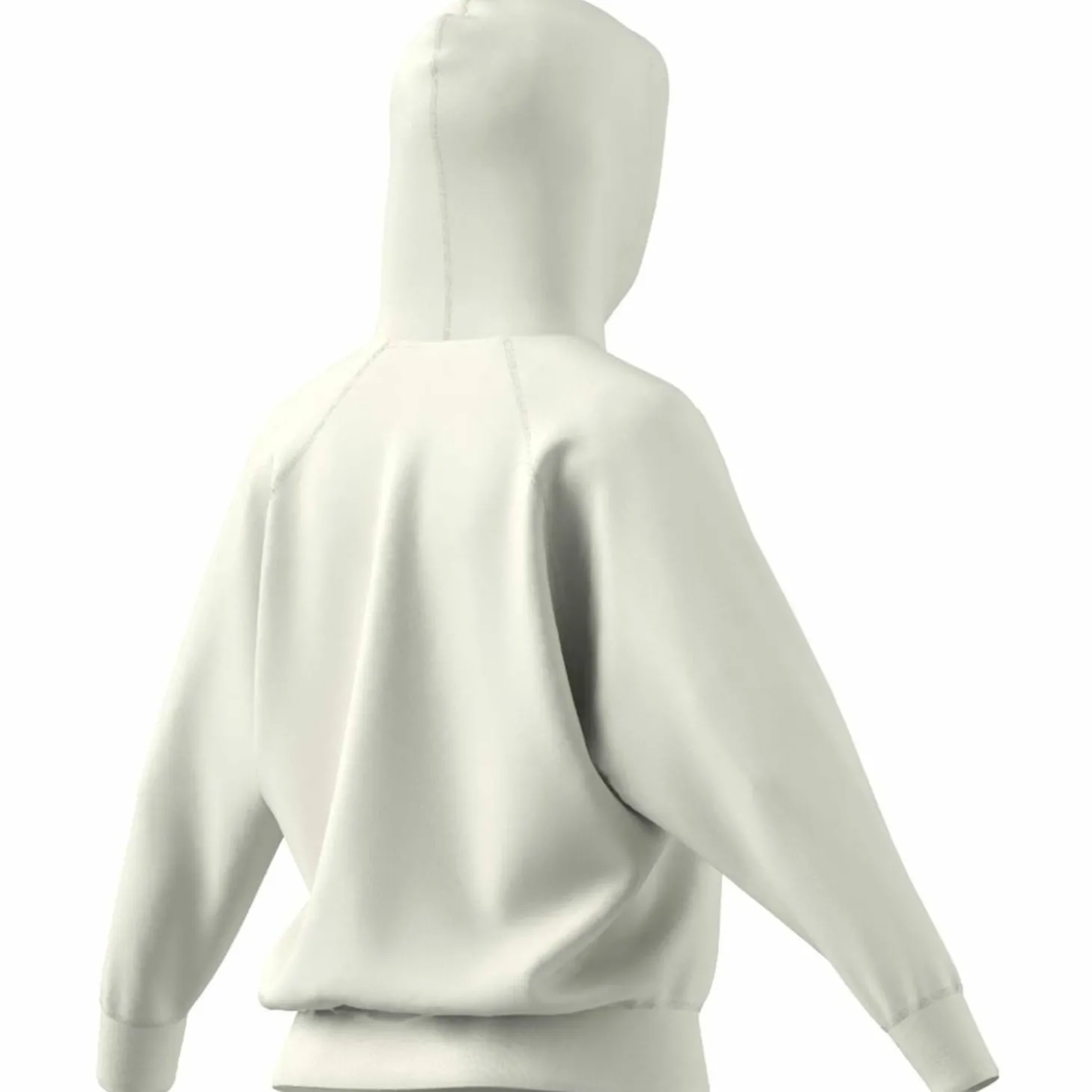 Signature Graphic Embroidery French Terry Loose Damen Kapuzensweater