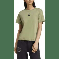 Signature Graphic Print T-Shirt Damen Top