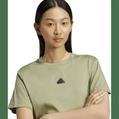 Signature Graphic Print T-Shirt Damen Top