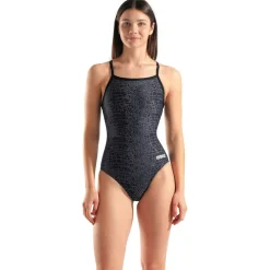 Snakeskin Lightdrop Back Damen Schwimmanzug