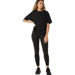 Spiral Embroidery Relaxed Damen T-Shirt
