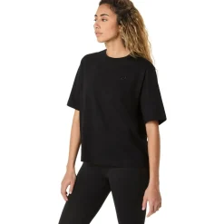 Spiral Embroidery Relaxed Damen T-Shirt