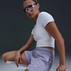 Sportswear Mid-Rise 4" Graphic Damen Shorts