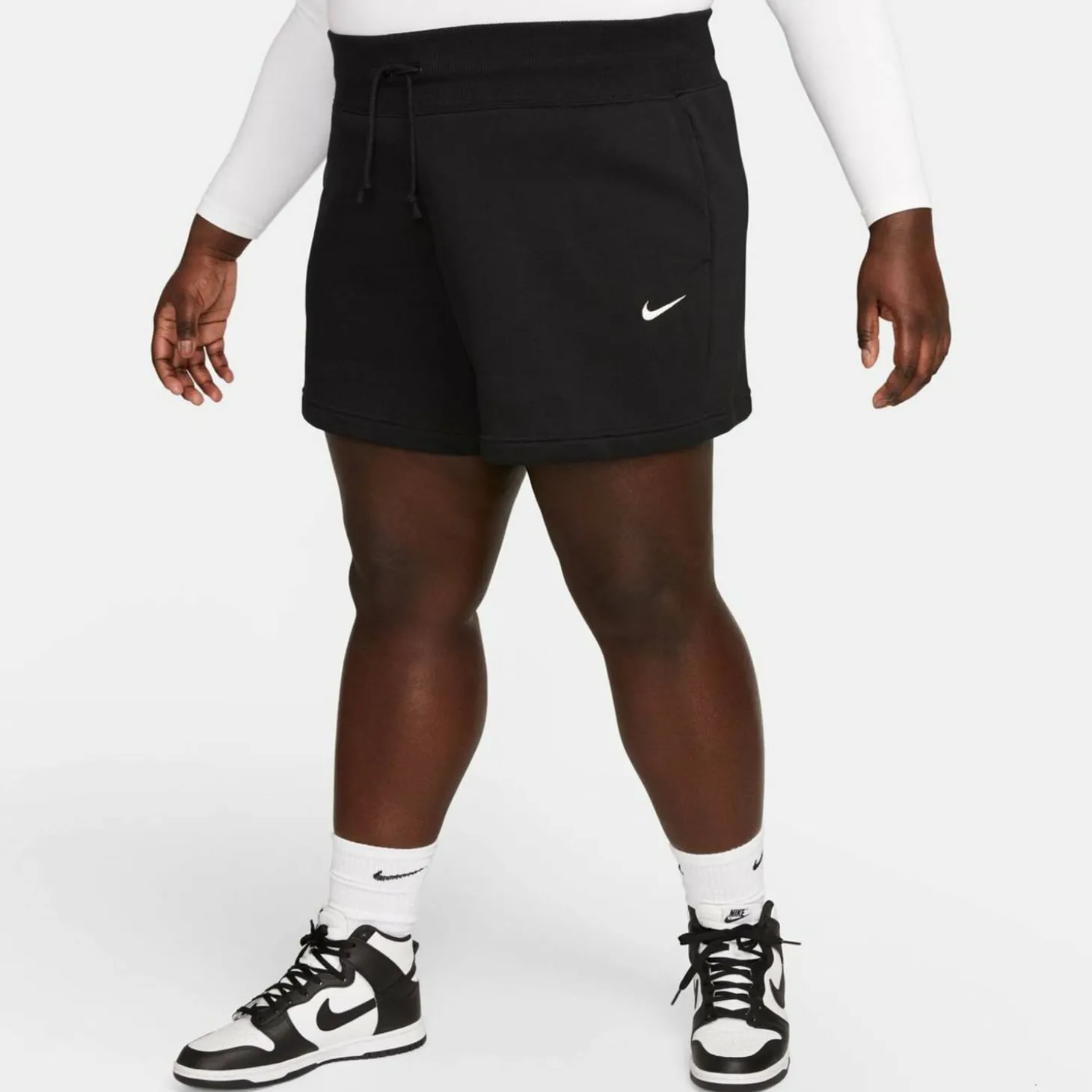 Sportswear Phoenix High-Waisted Loose (Plus Size) Damen Shorts