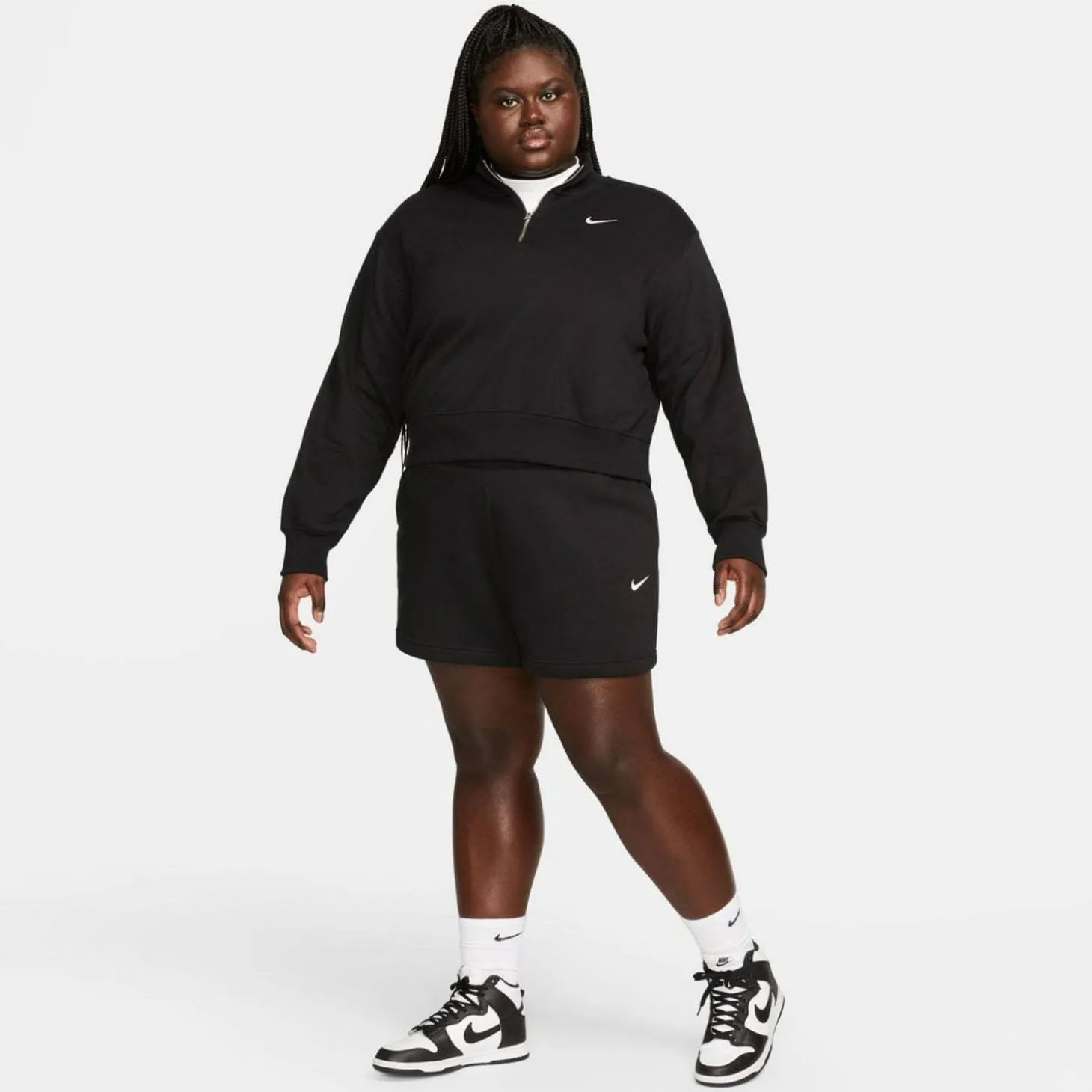 Sportswear Phoenix High-Waisted Loose (Plus Size) Damen Shorts