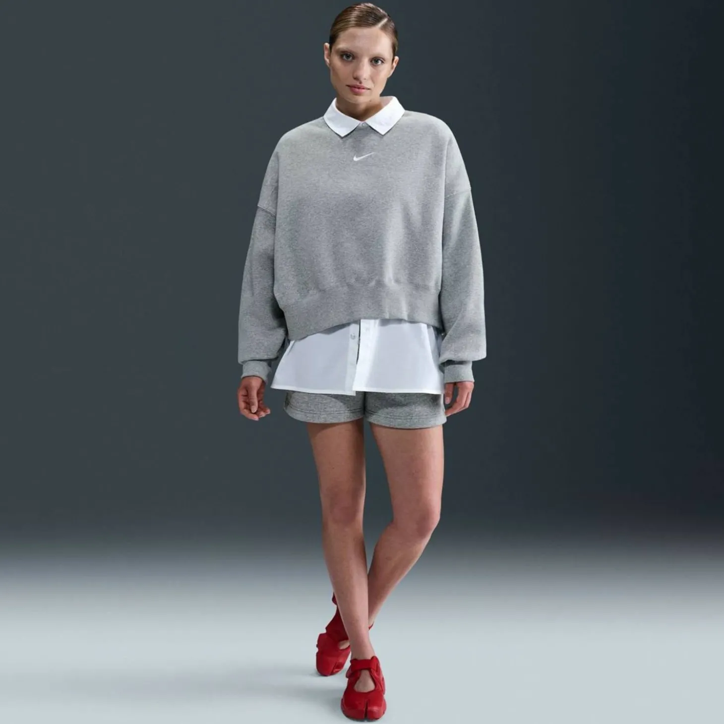 Sportswear Phoenix Over-Oversized Crew-Neck Damen Sweatshirt