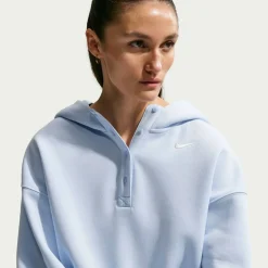 Sportswear Phoenix Oversized Cropped Henley Damen T-Shirt