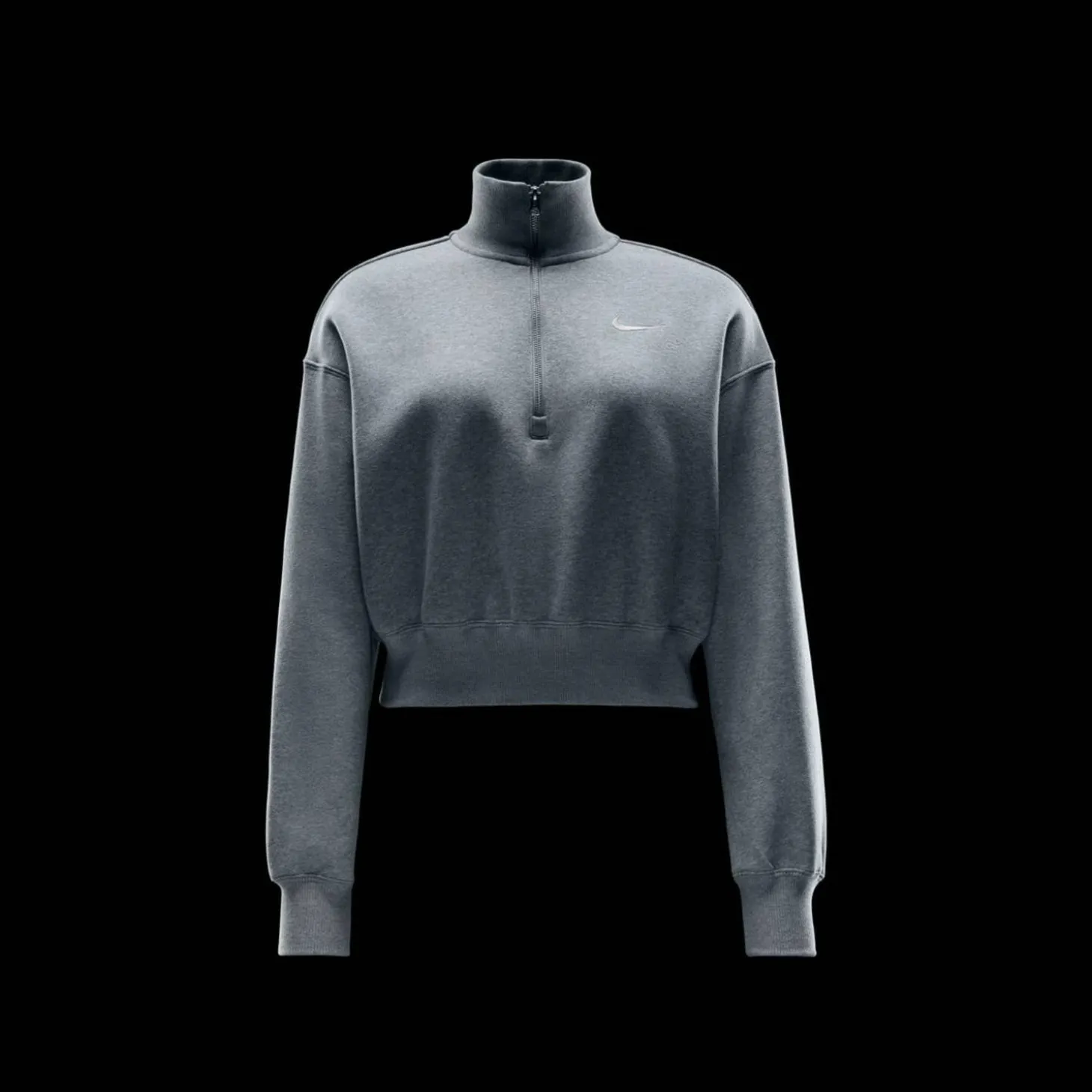 Sportswear Phoenix 1/4-Zip Cropped Damen Sweatshirt