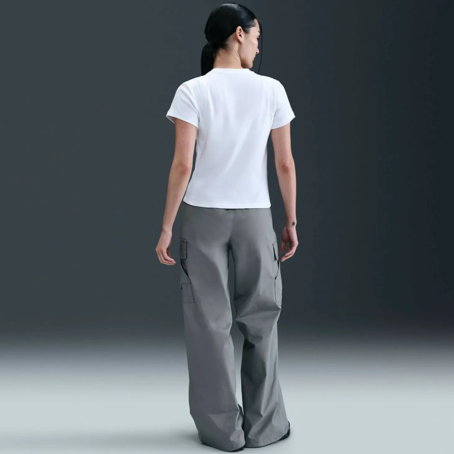 Sportswear Ribbed Damen T-Shirt