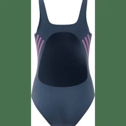 3-Streifen Badeanzug Damen Badeanzug