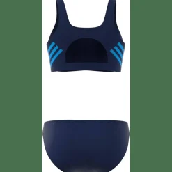 3-Streifen Bikini Damen Bikini